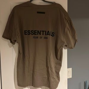 Fear of God Essentials short sleeve tee Taupe